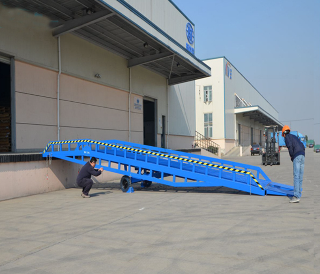 迪庆移动式登车桥应用